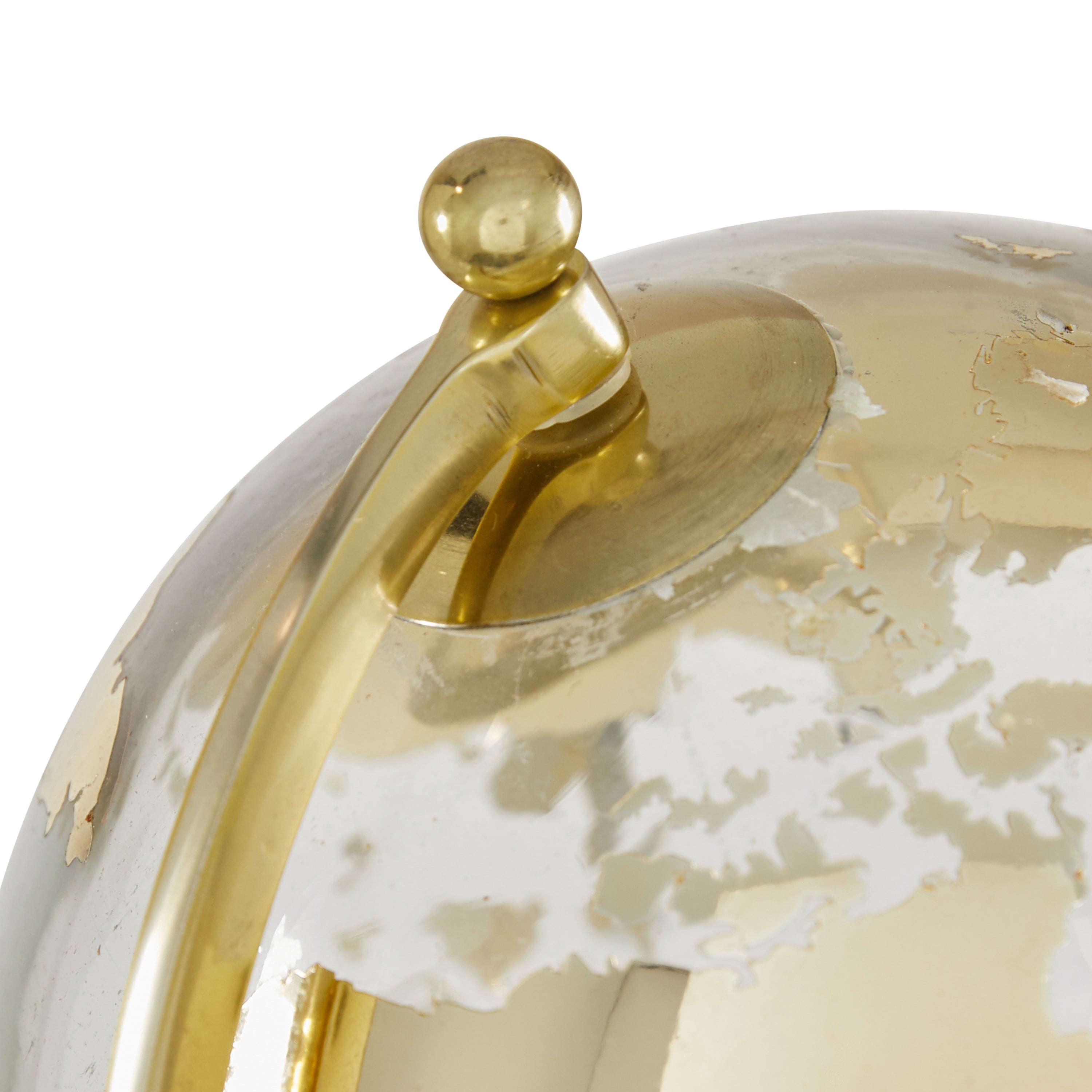 DecMode 5" Gold Globe with Tripod Base