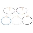 thumbnail image 4 of 1Pc Individual Character Beaded Single - Layer Necklace Simple Color Rice Bead Necklace (White), 4 of 8