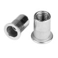 thumbnail image 2 of 93pcs Threaded Insert, Stainless Steel Blind Rivet Nut Set, 1 Box M3, M4, M5, M6, M8, M10 304, 2 of 7