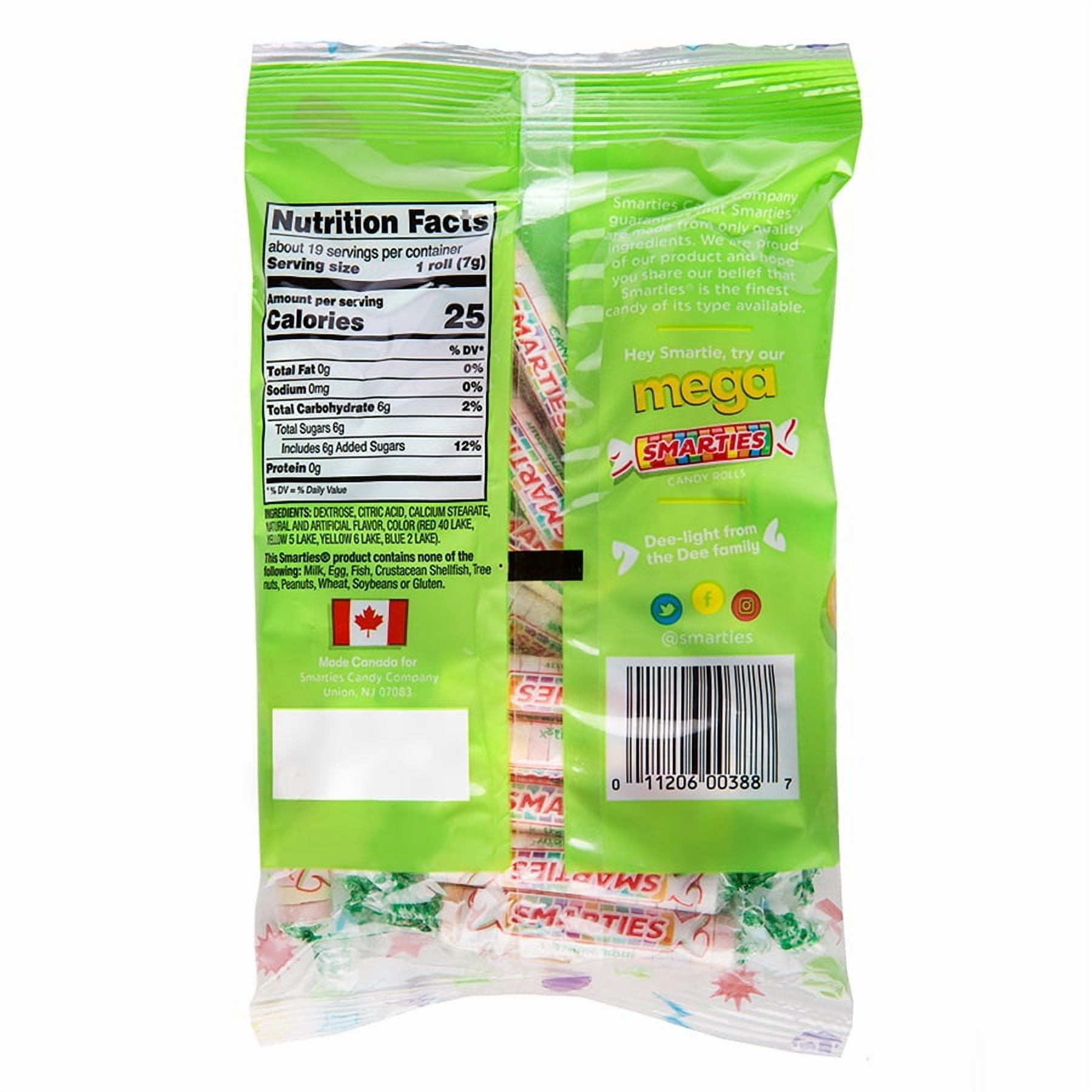 SMARTIES X-TREME SOUR 5 OZ BAG 0, Case Pack of 12