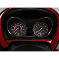 thumbnail image 4 of Real Bright Soft Car Interior Carbon Fiber Sticker Decoration2Pcs For BMW Z4 E89 2009-2016 Red Carbon Fiber Speedometer Surround CoverAuto Car Protection Interior Accessories, 4 of 8