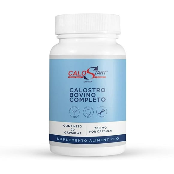 CALOSTART 120 CAPSULAS LIV NUTRITION FRASCO CALOSTRO BOVINO.