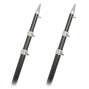 - The Amazing Quality Rupp Top Gun Outrigger Poles - Telescopic - Carbon Fiber - 18'