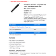 thumbnail image 2 of Front Shock Absorber - Compatible with 1998 - 2006 Mazda B4000 RWD 1999 2000 2001 2002 2003 2004 2005, 2 of 2