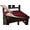 Burgundy, variant on Premium Memory Foam Non-Slip Ultra Soft Chenille Surface Chair Pad Cushions - Assorted Colors