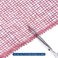 thumbnail image 4 of Unique Bargains PP Burlap Mesh 10' x 5 Yards Decorative Wrapping Ribbon, Burgundy 1 Roll, 4 of 5
