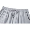 thumbnail image 3 of Pantalón De Algodón Y Lino Para Hombre Playa Descanso Moda, 3 of 7