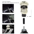 thumbnail image 4 of Gear Shift Knob, Skull Head Gear Shift Lever Knob with 3 Adapters Resin Stable Grip Enhance Driving Experience Universal Replacement for Most MT AT Cars, 4 of 7