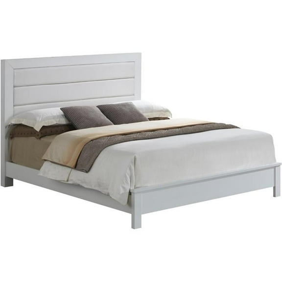 Glory Furniture Burlington Full Panel Bed in White