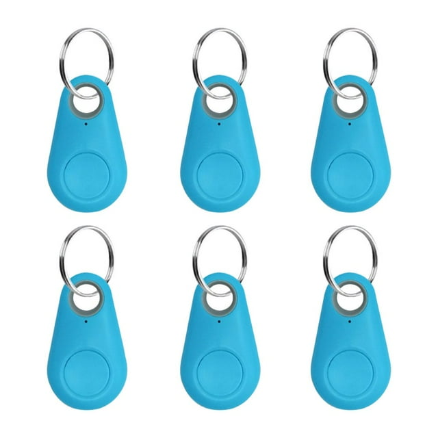 CHOK 6 Pcs Smart Pets GPS Tracker Anti-lost Alarm Tag Wireless Bluetooth Tracker Child Bag Wallet Phone Key Finder Locator Anti Lost Alarm