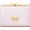 Bow Pink, variant on Cute Trifold Wallet for Women Girls, Press-Lock Coin Wallet with ID Window, PU Leather Floral Small Wallet, Fits Purses & Pockets (Floral Lavender)