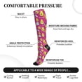 thumbnail image 4 of Picia Green Avocado Printed Sports Compression Socks - 15-20mmHg Graduated Compression, High-Performance Soft and Breathable Socks for Men and Women, 4 of 5