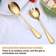 thumbnail image 3 of Juego De Vajilla De Acero Inoxidable De 3 Piezas Cuchara De Ensalada Multifuncional Cuchara Decorativa Tenedor Cuchara De Postre Decorativa Para Cocina Casera Interior Scienceny HA021318-00, 3 of 7