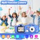 thumbnail image 2 of Goopow Cámara Selfie Para Niños, Juguetes Para Niñas De 3 A 9 Años, Cámara De Vídeo Digital, Juguete Con Cubierta Protectora, Regalos Para Festivales De Cumpleaños De Navidad Para Niñas De 3 A 9 Años,, 2 of 5