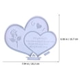 thumbnail image 4 of 1 juego de moldes de silicona con forma de corazón para San Valentín, moldes de silicona epoxi para fundición, moldes de corazón para bricolaje., 4 of 7