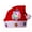 Red, variant on Nrmvnmi Red Christmas Hats For Kids Women Santa Hats, Light Up Christmas Hat For Christmas Party Decorations | Santa Claus Hats For Boys And Girls For Christmas Decorations