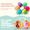 thumbnail image 4 of Huevos de Pascua de plástico JOYIN, 200 unidades, 5,8 cm de alto, con 6 colores, 4 of 9