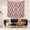 Doberman Heart Bold, variant on 59x59 Inch Square Wall Tapestry for Indoor & Outdoor, Living Room, Bedroom, Teen Room,French Bulldog Face Gray Pattern
