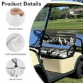 thumbnail image 6 of Yuyamidu Bear Golf Cart Seat Covers American Flag Golf Cart Backrest Seat Protector Decor 2 Pack Universal Club Car Seat Cushion Fit 2-Seat Golf Cart, 6 of 7