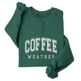 thumbnail image 5 of Gkeoshab Pullover Sweaters for Women Women's Long-Sleeve Loose-Fit Round-Neck Sweater for Fall and Winter Green S, 5 of 6