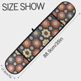thumbnail image 3 of Dailycode Double Sided Oven Mitt with Loop Heat Resistant Kitchen Long Potholders 7" x 35" Elegant Symmetrical Flower, 3 of 6