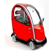 Shoprider Flagship Enclosed Cabin Mobility Scooter With Removable Doors, Blue