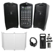 FENDER PASSPORT EVENT 8" Bluetooth PA DJ Speakers w/Mixer+Facade+Mic+Headphones