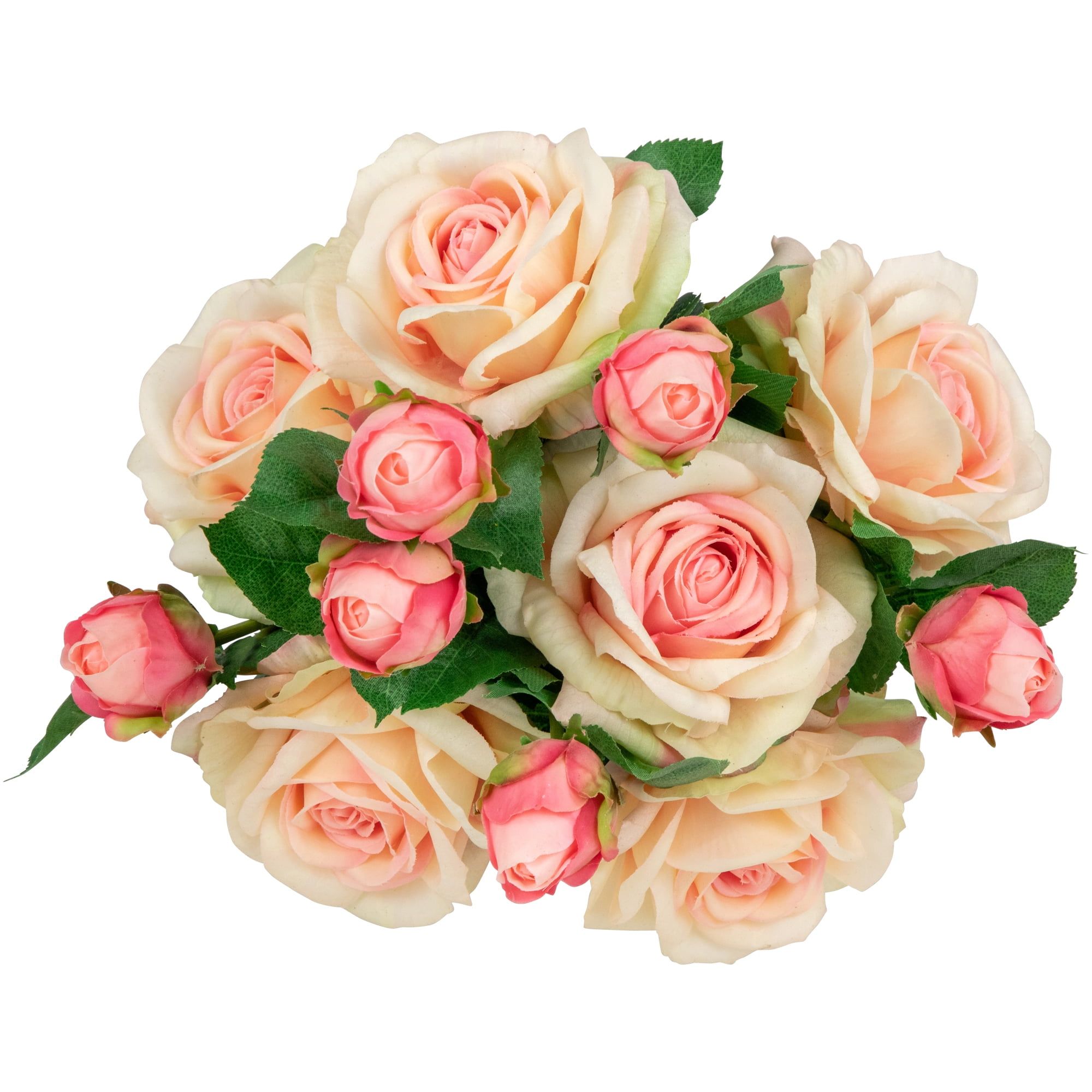 Northlight Real Touch™ Light Pink Artificial Rose Stems, Set of 6 - 26"