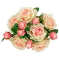 thumbnail image 6 of Northlight Real Touch™ Light Pink Artificial Rose Stems, Set of 6 - 26", 6 of 9