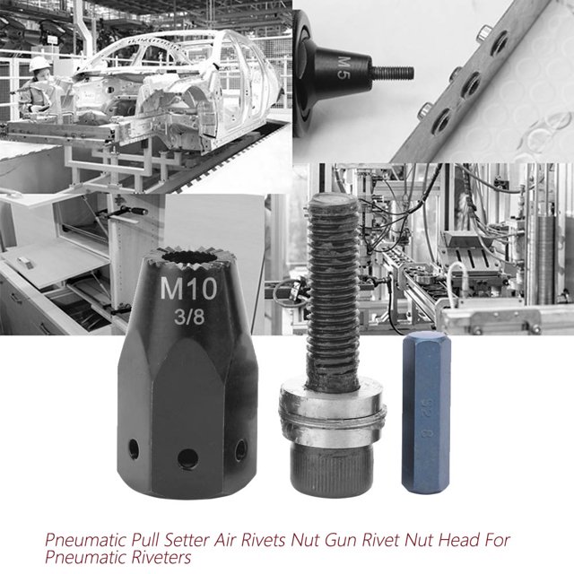 Cabezal de remache BuyWeek neumático con eficiencia óptima M5 M6 M8 M10