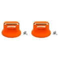 thumbnail image 1 of relayinert 2 Pcs Poignée de Couvercle de Pot en Grain de Bois Pratique Vis Intérieure Orange, 1 of 6