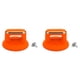 thumbnail image 1 of Tapa de olla Eigraketly 2x de grano de madera resistente Naranja, 1 of 6