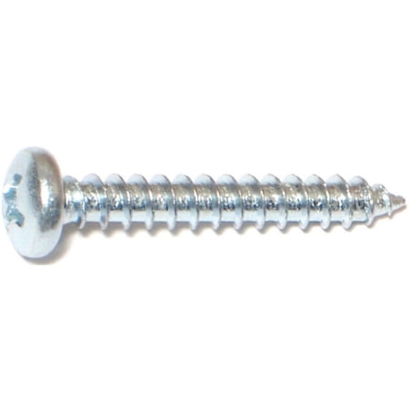 Midwest 23140 Sheet Metal Screw, NO 12 x 1-1/2 in, Zinc Plated