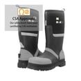 thumbnail image 5 of MCIKCC Men’s Waterproof Steel Toe Work Boots, Black Grey, Tall, 9, 5 of 6
