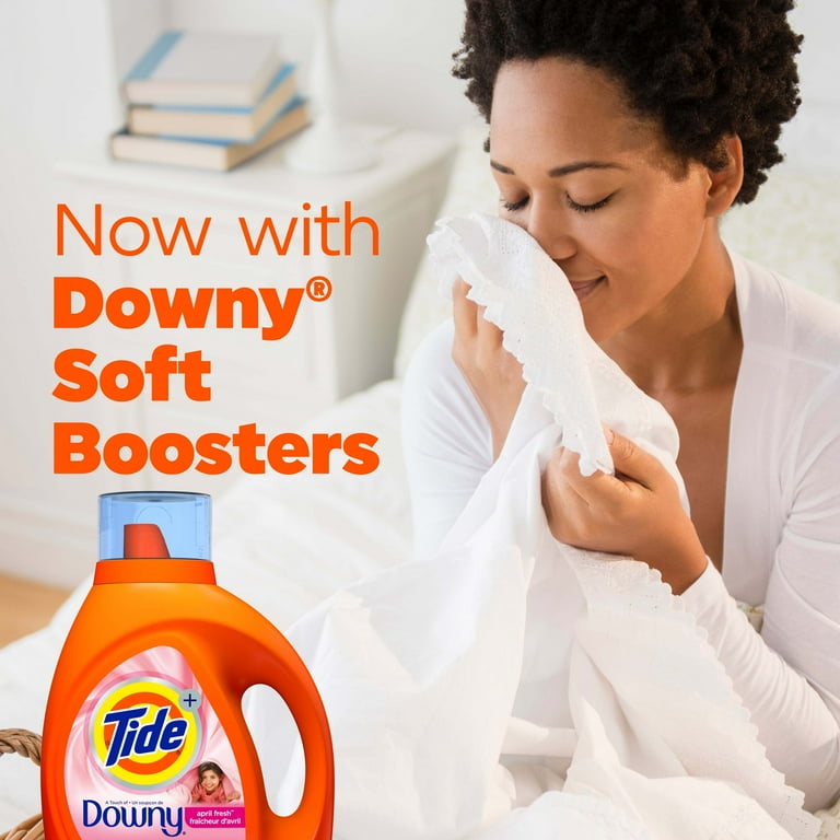 Tide Plus a Touch of Downy Liquid Laundry Detergent, April Fresh
