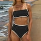 thumbnail image 2 of Trajes de Baño para las Mujeres con Impresión de Leopardo Cintura Alta, Bikini Sexy Dividido con Almohadillas Extraíbles, 2 of 9
