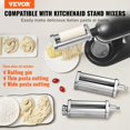thumbnail image 2 of Accesorio para pasta VEVOR para batidora de pie KitchenAid, inoxidable, 2 of 9