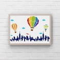 thumbnail image 5 of City Hot Air Balloon Stencils 11.8×11.8inch Modern Skyscraper Skyline Stencil with Paint Brush City Buildings Cloud Aircraft Travel Template for Canvas Wall Furniture Decor DIY Crafts 1bag, 5 of 9