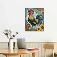 thumbnail image 3 of Nawypu Country Rooster Wall Art Farm Chicken Hen Sunflower Canvas Prints Painting Farmhouse Rustic Animals Pictures Framed Artwork Home Decor for Kitchen Dining Living Room Bedroom Bathroom, 3 of 5