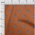 thumbnail image 1 of oneOone Cotton Poplin Fabric Elephant Block Print Fabric BTY 56 Inch Wide, 1 of 4