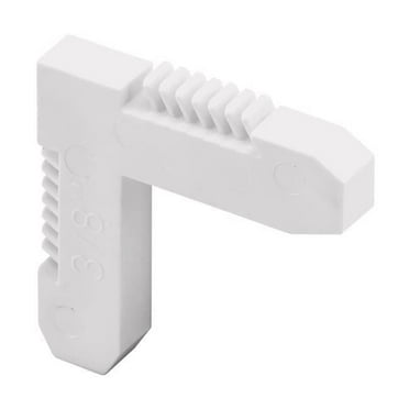 Prime-Line 5042812 1.5 x 0.25 in. Plastic Screen Frame Corner, White - Pack of 20