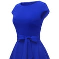 thumbnail image 6 of Dressystar Women Casual Tea Dress Female Vintage a-Line Swing Midi Cocktail Party Dress, 6 of 7