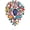 Colorful, variant on Vintage Austrian Crystal Rhinestone Leaf Shape Big Large Brooch Pin For Women Golden Tone