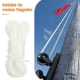 thumbnail image 2 of Miangastore Braided Rope for Flagpole Nylon Beige 1Set Easy to Clean, 2 of 8