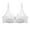 b-White, variant on Women Sexy Double Breasted Lace Lingerie Plus Size Full Coverage Supportive Delicate Lace Bra For Everyday Comfort & Elegance(b-Blue,100D)