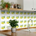 thumbnail image 4 of Mi Alma Peel and Stick Lemon Picture On White Background L20 Backsplash Vinyl Stick On Tiles, White/Green/Yellow, 7" x 7" (24-Pack), 4 of 7