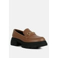 thumbnail image 6 of Oklyn Horsebit Emblesihed Chunky Platform Loafers, 6 of 9