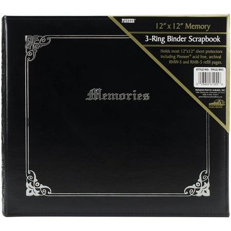 - Sewn Cover 3 Ring Album, 12
