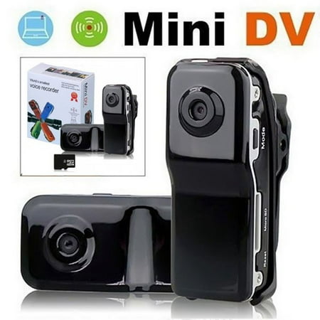 - Mini Camera 720 * 480 Portable Nanny Cam Video Recorder Support 8G TF Card, Pocket Body Cam for Home and Office