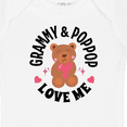 thumbnail image 4 of Inktastic Grammy and Poppop Love Me Bear Girls Baby Bodysuit, 4 of 5